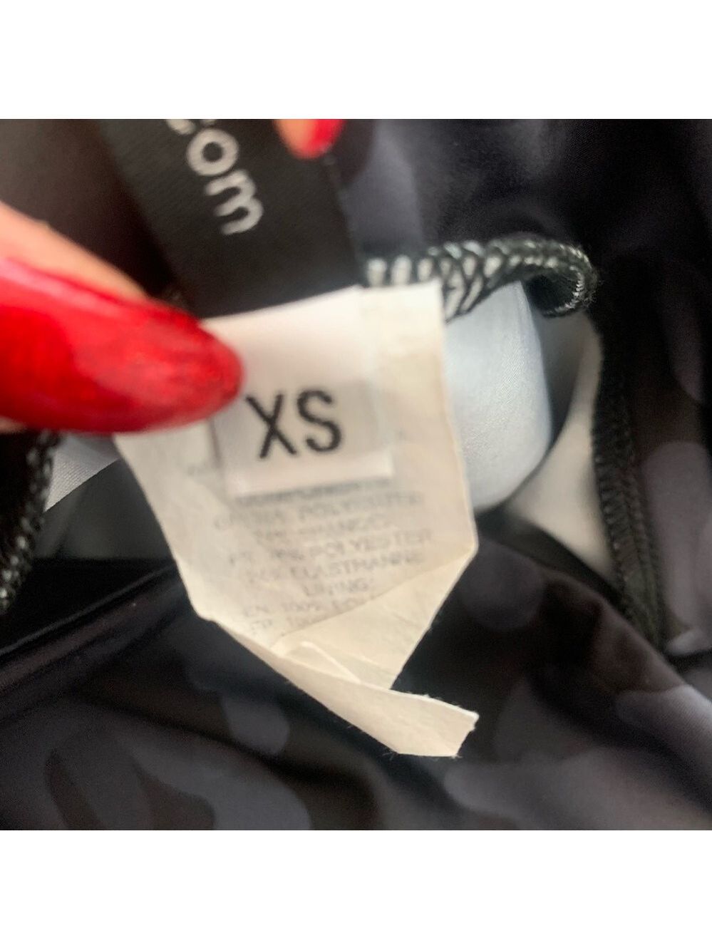Onzie high waist black/grey camp leggings XS - Picture 3 of 6